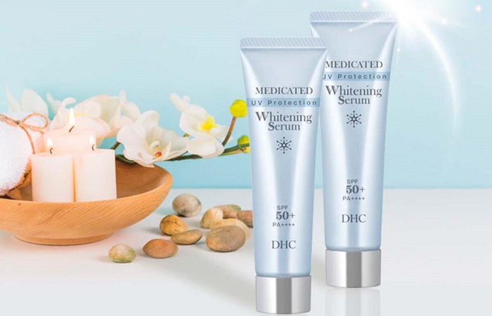 Bảo vệ da tối ưu với serum chống nắng DHC UV Protection Whitening