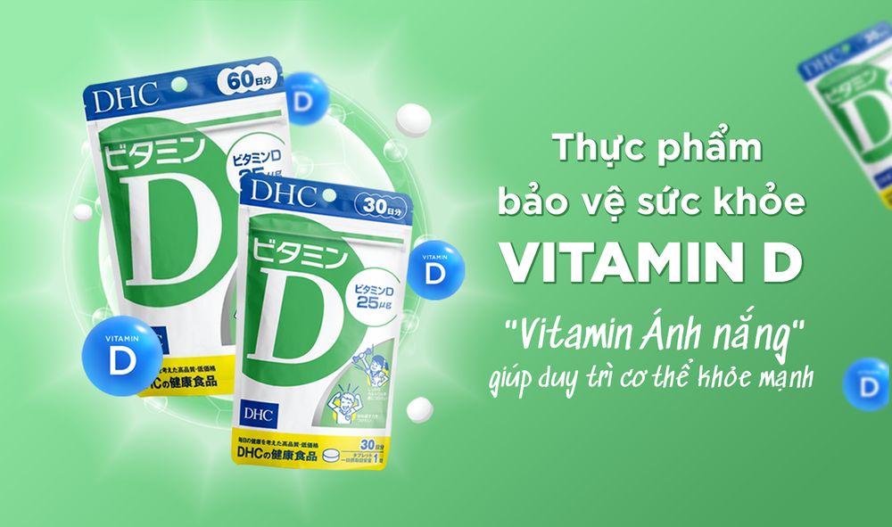 Viên uống vitamin D DHC