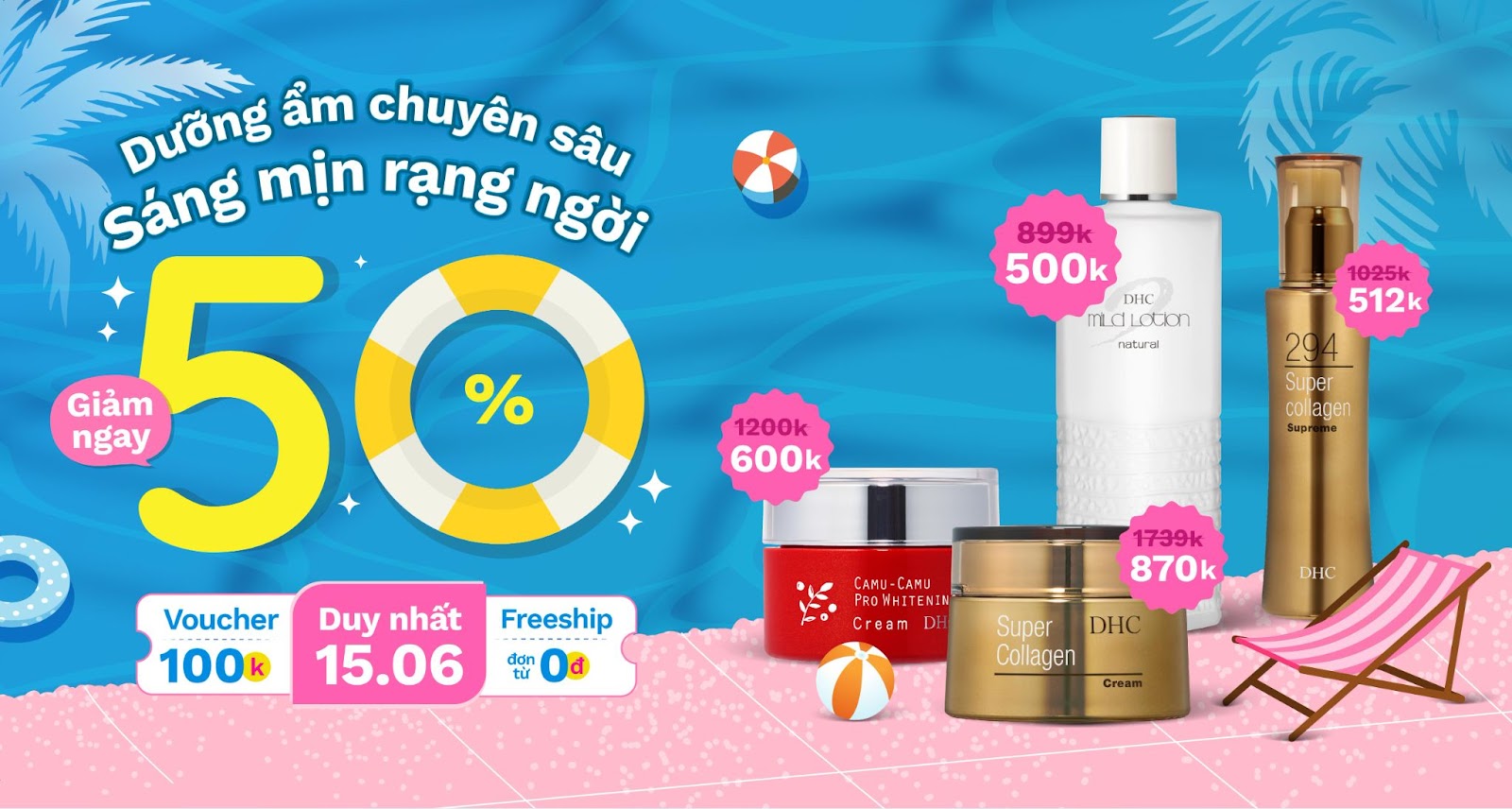 dong-gia-giam-50-my-pham-dhc-sieu-hot-2 Đồng giá giảm 50% mỹ phẩm DHC siêu hot - 2