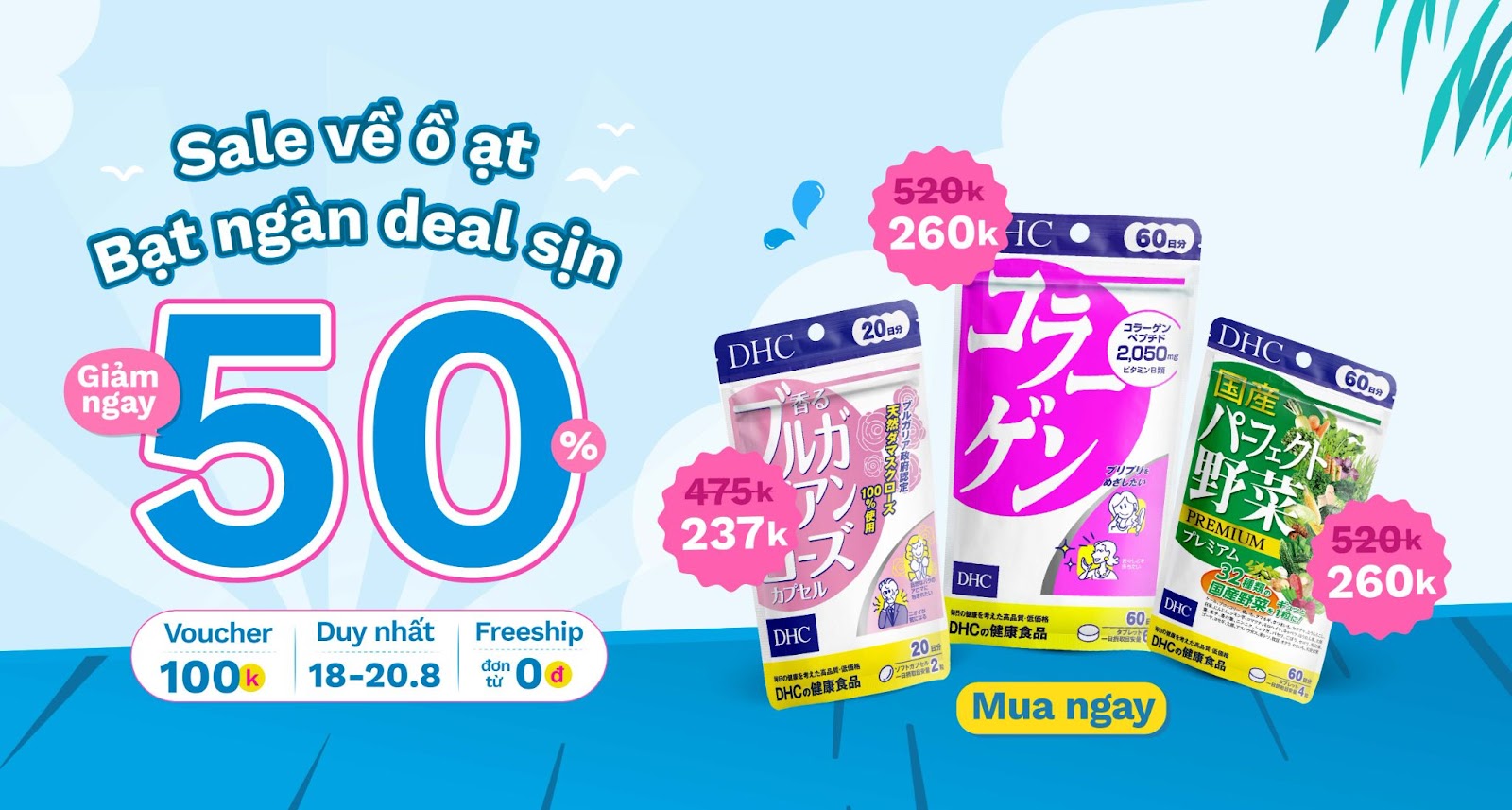 Đừng bỏ lỡ đại hội giảm giá 50% sản phẩm DHC tại Bestme! - 2