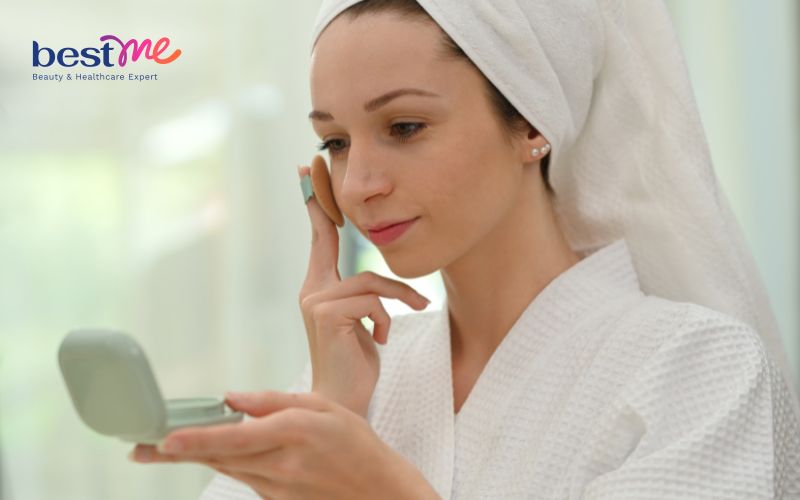 Cushion dễ dàng mang theo và dặm lại khi cần