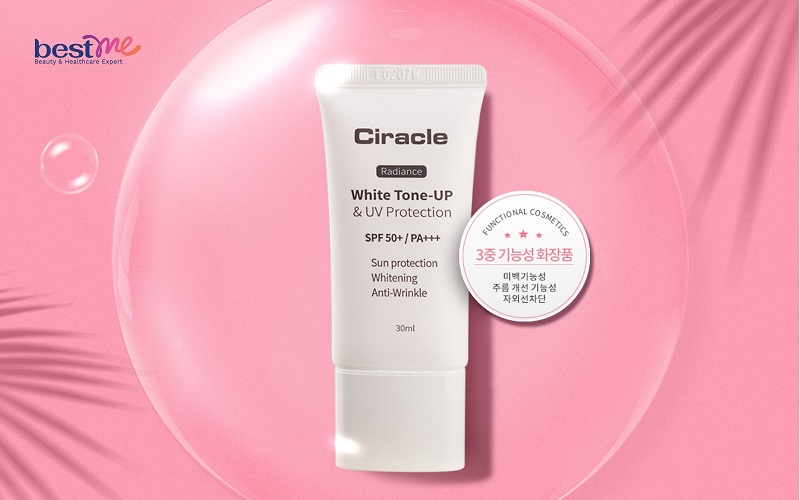 Bảo vệ da hoàn hảo với Ciracle Radiance White Tone-up & UV Protection