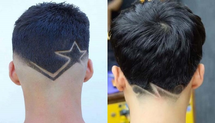 Đường kẻ vạch sau gáy