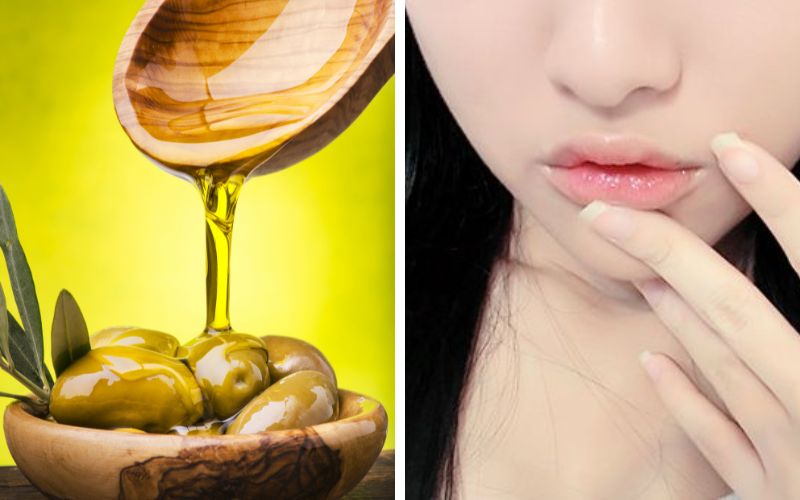 Lưu ý khi dưỡng môi hồng bằng dầu olive
