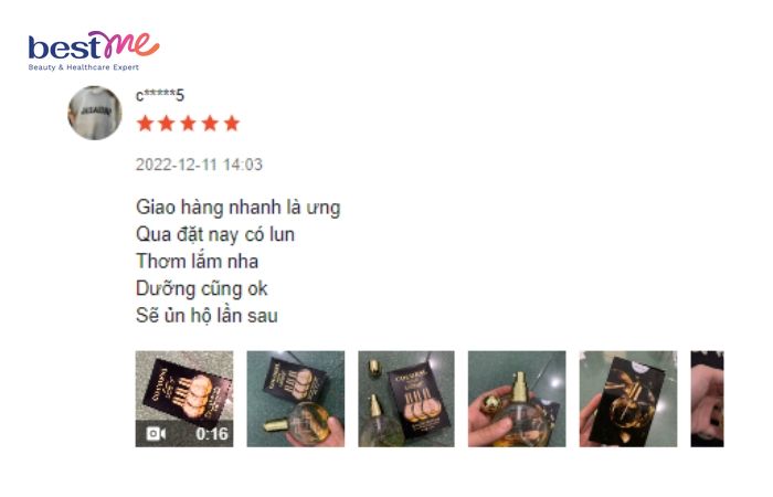 Đánh giá khách hàng sử dụng sản phẩm xịt dưỡng tóc Kella