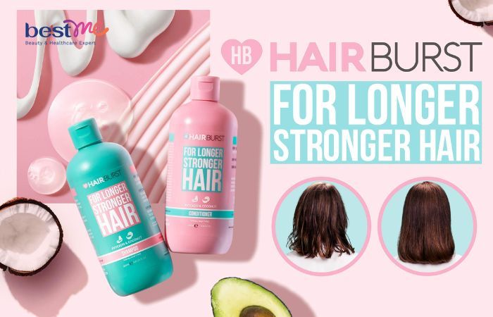 Bộ đôi dầu gội và xả dưỡng tóc nhuộm HAIRBURST Avocado & Coconut For Longer Stronger Hair Shampoo