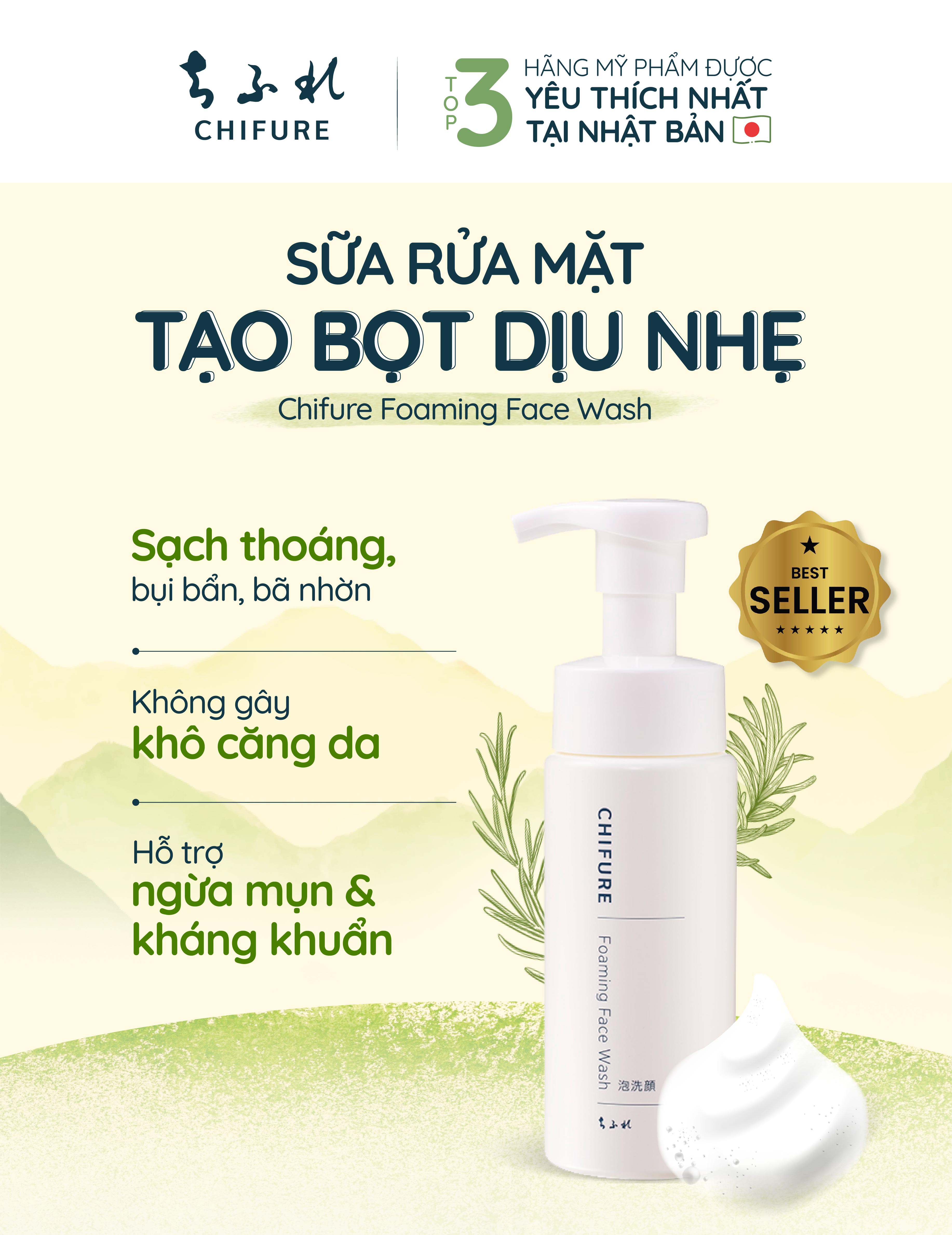 Sữa rửa mặt Chifure Foaming Face Wash