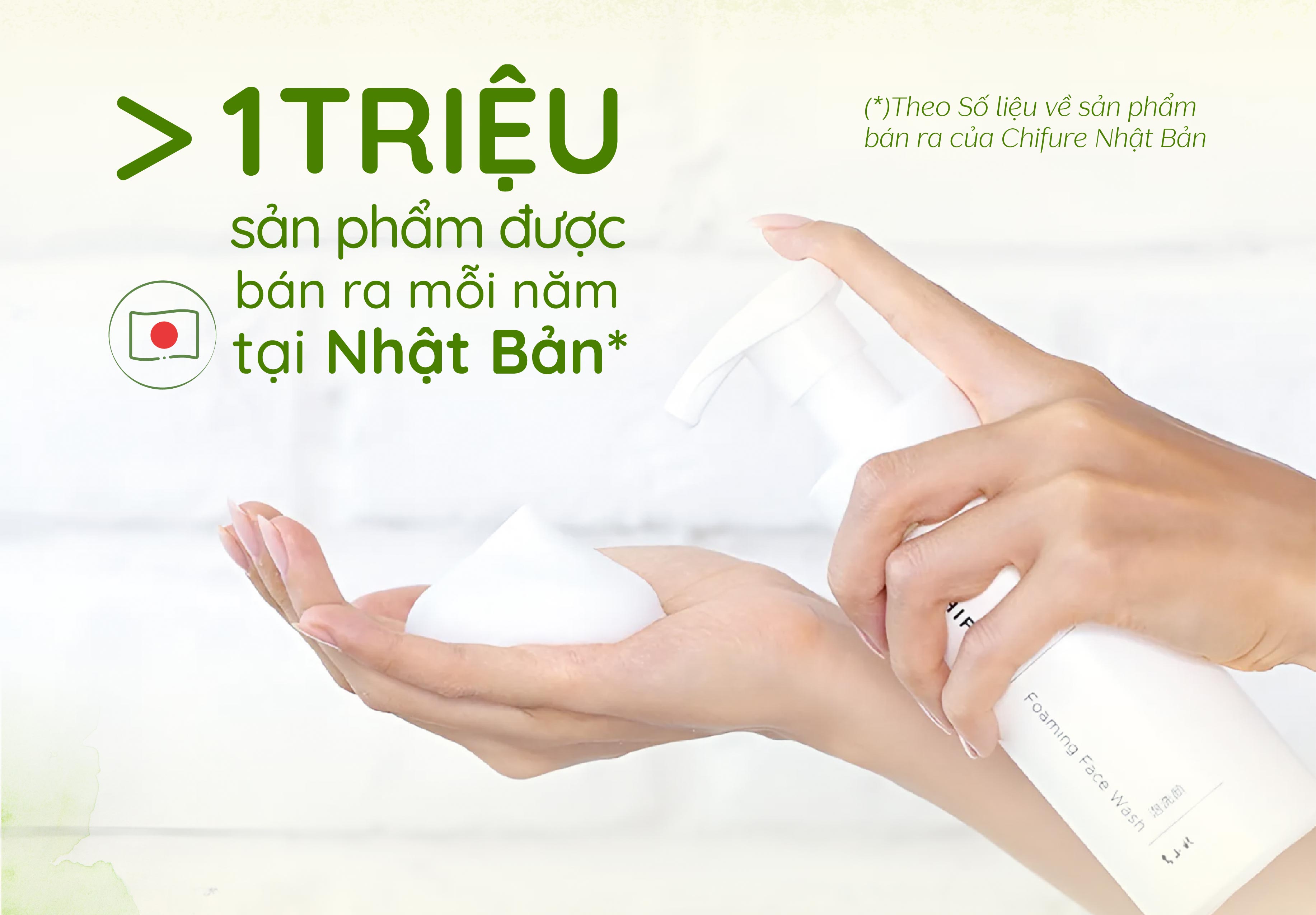 Sữa rửa mặt Chifure Foaming Face Wash