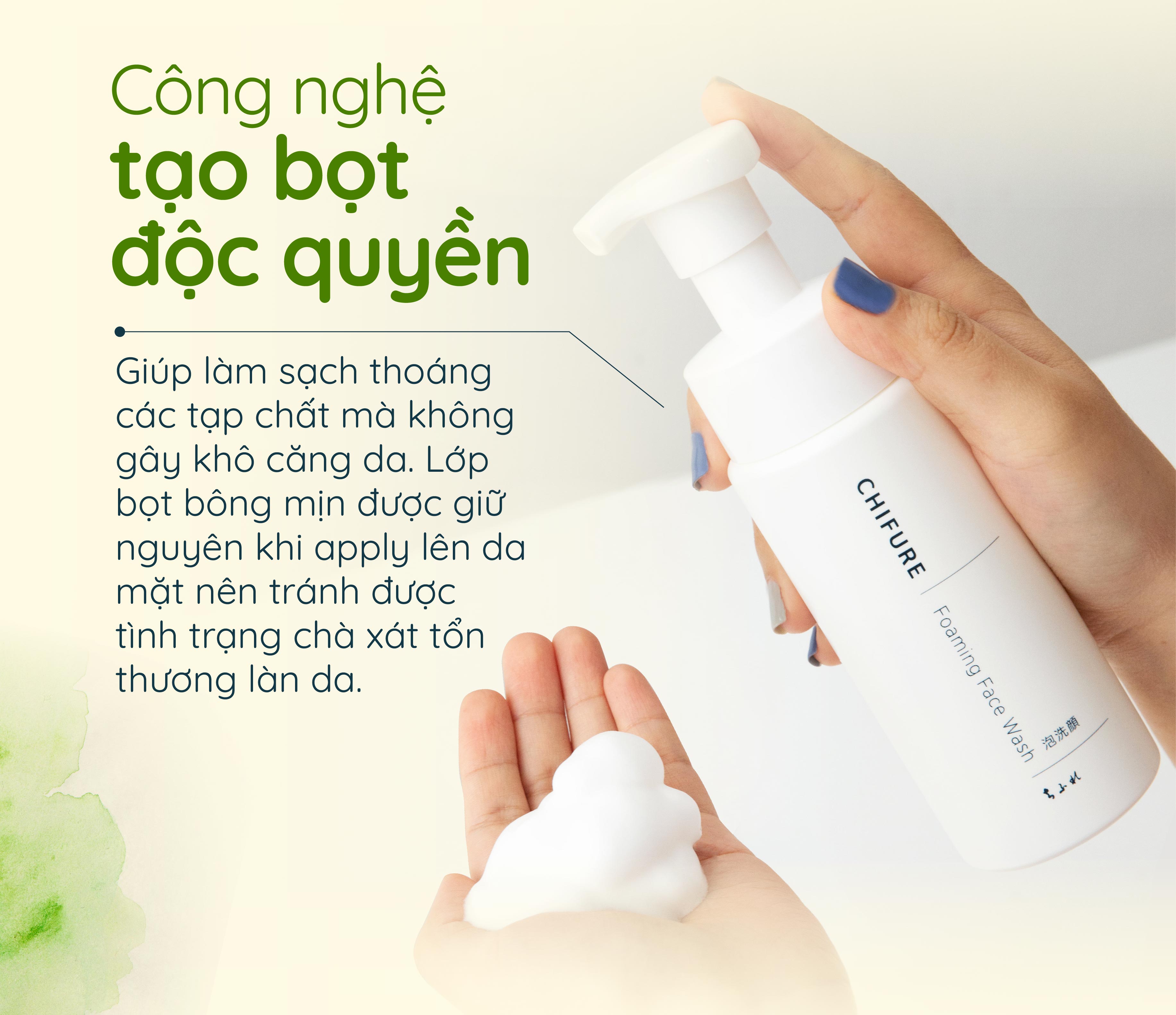 Sữa rửa mặt Chifure Foaming Face Wash