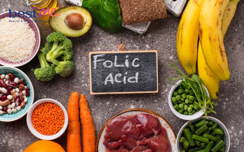 Một số thực phẩm chứa nhiều acid folic