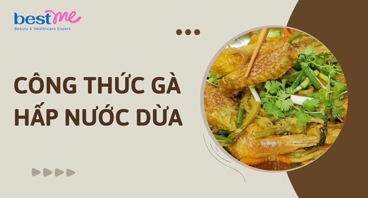Bật mí công thức gà hấp nước dừa ngọt thơm, lạ miệng cực đơn giản 