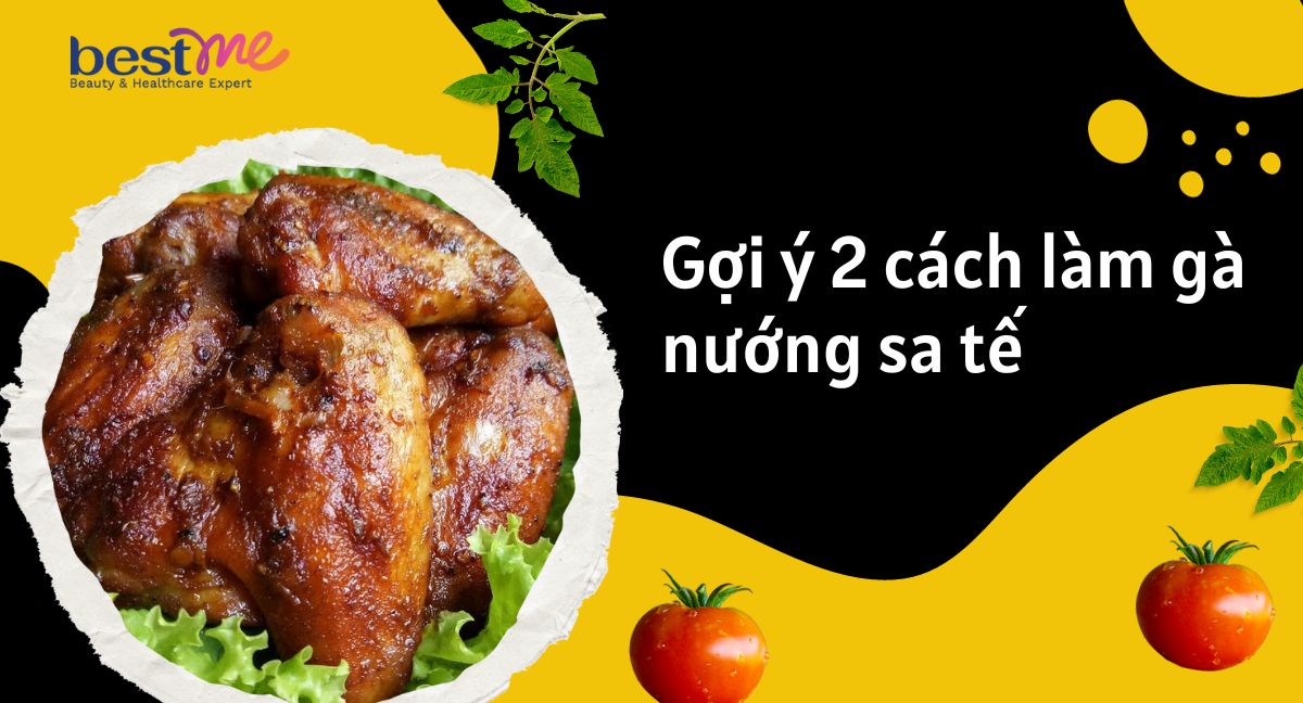 Gợi ý 2 cách làm gà nướng sa tế cay ngon bằng nồi chiên không dầu và lò nướng 