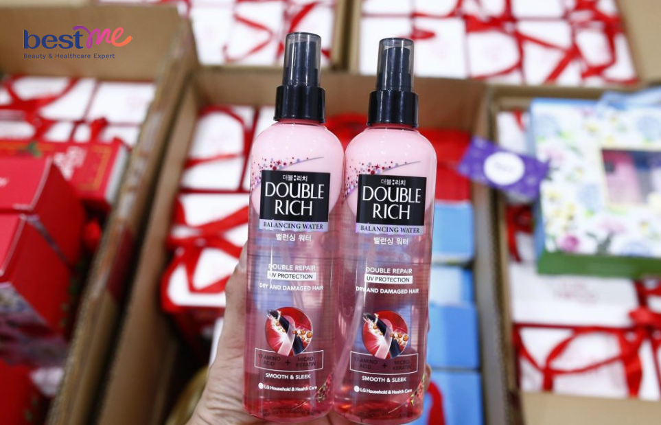 review-xit-duong-toc-double-rich-mau-hong-danh-cho-toc-hu-ton-1 Review xịt dưỡng tóc Double Rich màu hồng dành cho tóc hư tổn - 1