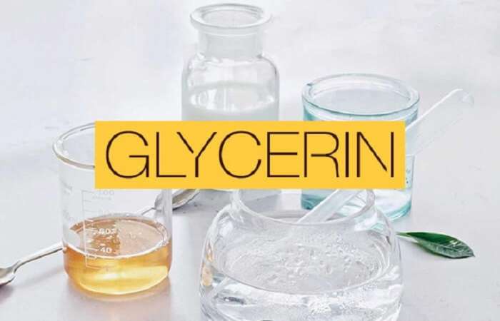 Glycerin giúp bổ sung đủ độ ẩm để làn da dầu hạn chế tiết dầu thừa