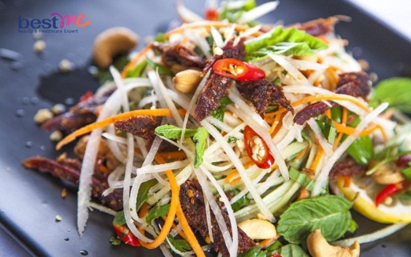 goi-y-cach-lam-mon-nom-bo-kho-cuc-ngon-chuan-vi-ha-noi-6 Gợi ý cách làm món nộm bò khô cực ngon, chuẩn vị Hà Nội - 6
