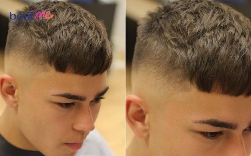 Gợi ý kiểu tóc nam hàn quốc cho mặt tròn giúp che khuyết điểm - 10