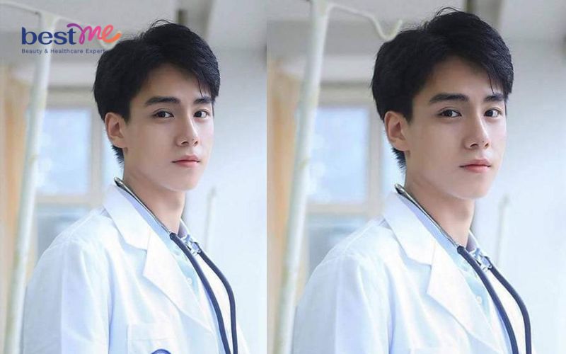 Gợi ý kiểu tóc nam hàn quốc cho mặt tròn giúp che khuyết điểm - 11