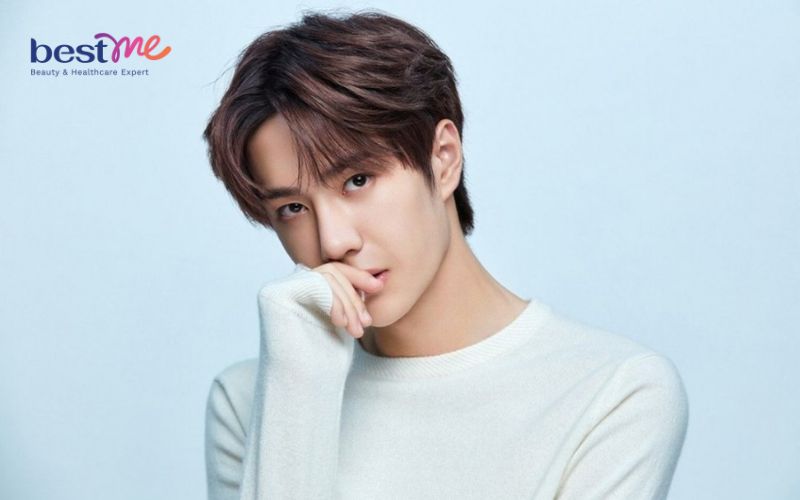 Gợi ý kiểu tóc nam hàn quốc cho mặt tròn giúp che khuyết điểm - 12