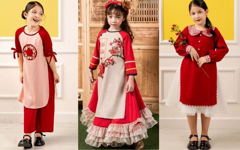 goi-y-mot-so-bo-quan-ao-tet-tre-em-2024-xinh-xan-gon-dep-7 Gợi ý một số bộ quần áo tết trẻ em 2024 xinh xắn, gọn đẹp - 7