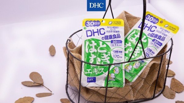 Viên uống sáng da DHC chiết xuất từ hạt ý dĩ tự nhiên có khả năng ức chế sản sinh melanin