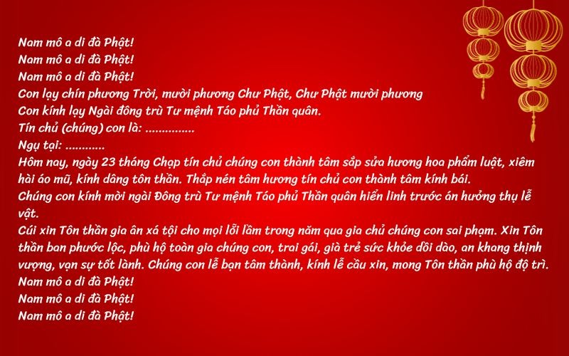 Hướng dẫn cách bày mâm cúng ông Táo đủ món, đúng lễ nghi - 3