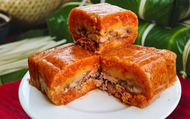 huong-dan-cach-lam-banh-chung-gac-may-man-cho-nam-moi-1 Hướng dẫn cách làm bánh chưng gấc may mắn cho năm mới - 1
