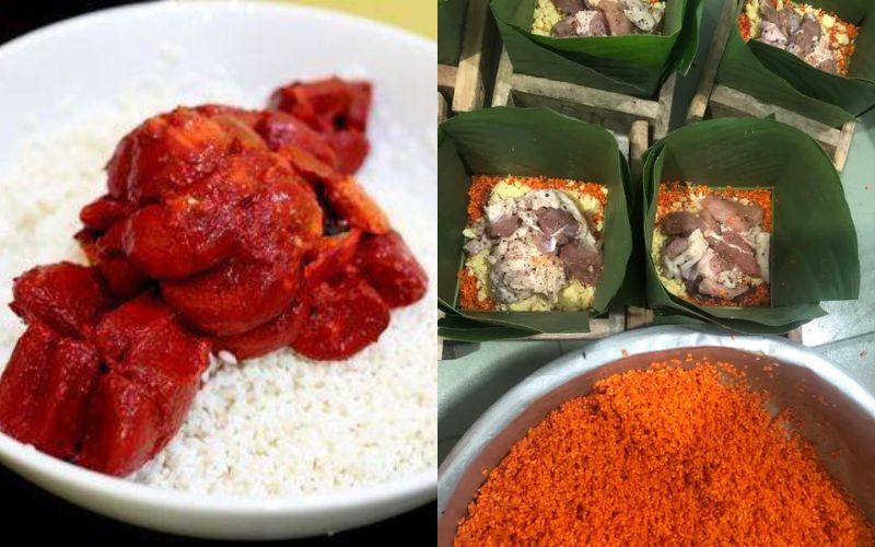 huong-dan-cach-lam-banh-chung-gac-may-man-cho-nam-moi-3 Hướng dẫn cách làm bánh chưng gấc may mắn cho năm mới - 3