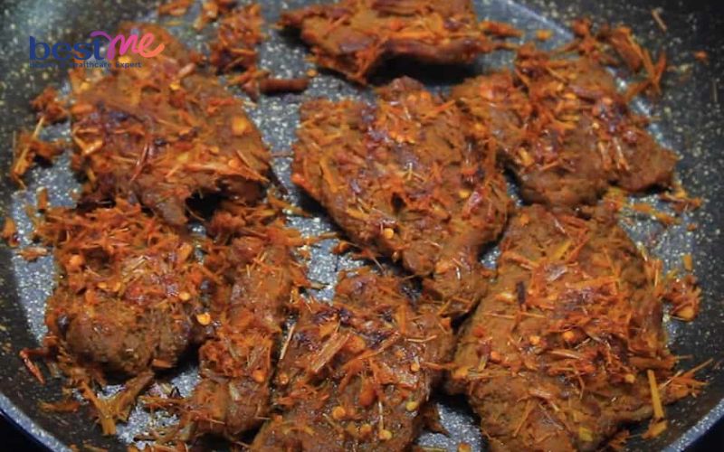 huong-dan-cach-lam-bo-kho-soi-cuc-ngon-khong-can-lo-nuong-5 Hướng dẫn cách làm bò khô sợi cực ngon không cần lò nướng - 5