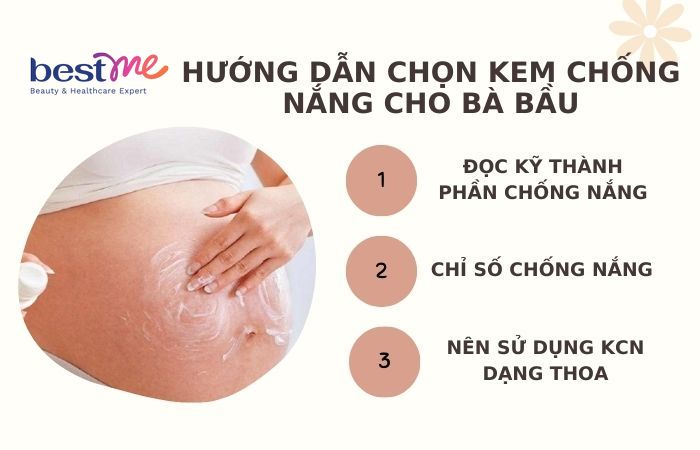 Hướng dẫn chọn kem chống nắng cho bà bầu