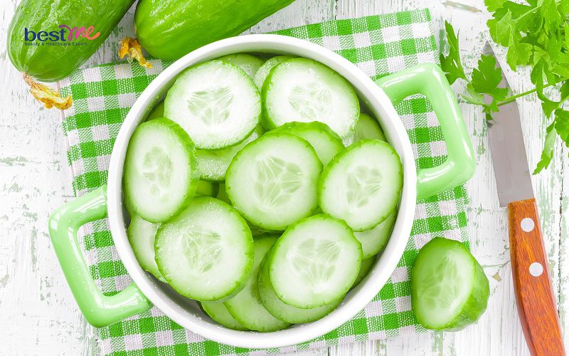 Cách làm trắng da mặt nam với dưa chuột