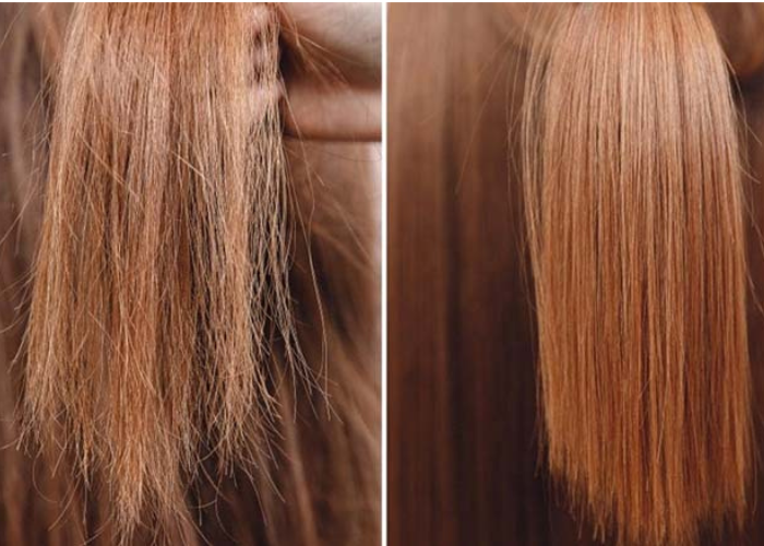 Hydrolyzed Keratin giúp giảm thiểu tình trạng hư tổn, giữ cho tóc luôn mềm mại và khỏe mạnh