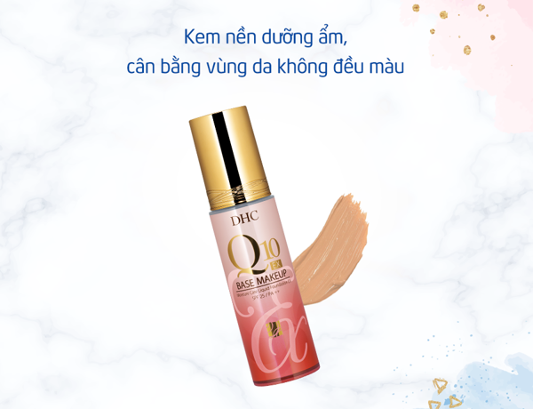 Thoát khỏi nỗi lo da nhờn với kem nền kiềm dầu dưỡng ẩm DHC Q10 - 1