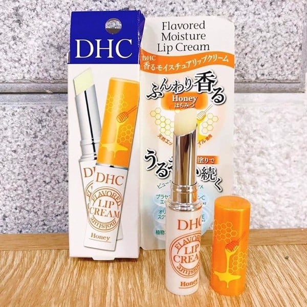 Son DHC Nhật dưỡng môi hương mật ong Flavored Moisture Lip Cream Son DHC Nhật dưỡng môi hương mật ong Flavored Moisture Lip Cream