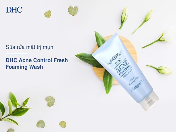 sữa rửa mặt trị mụn DHC Ance control fresh foaming wash sữa rửa mặt trị mụn DHC Ance control fresh foaming wash