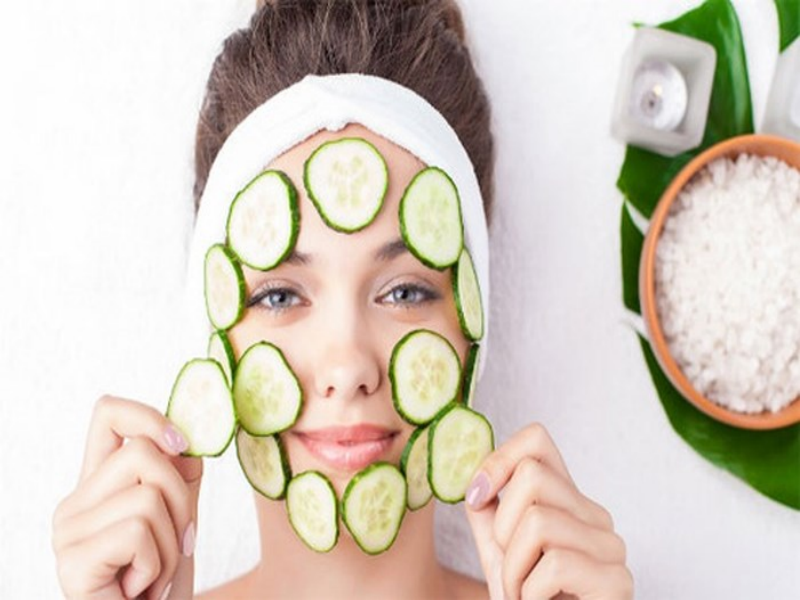 Dưỡng da căng bóng ngày hè nhờ dưa chuột