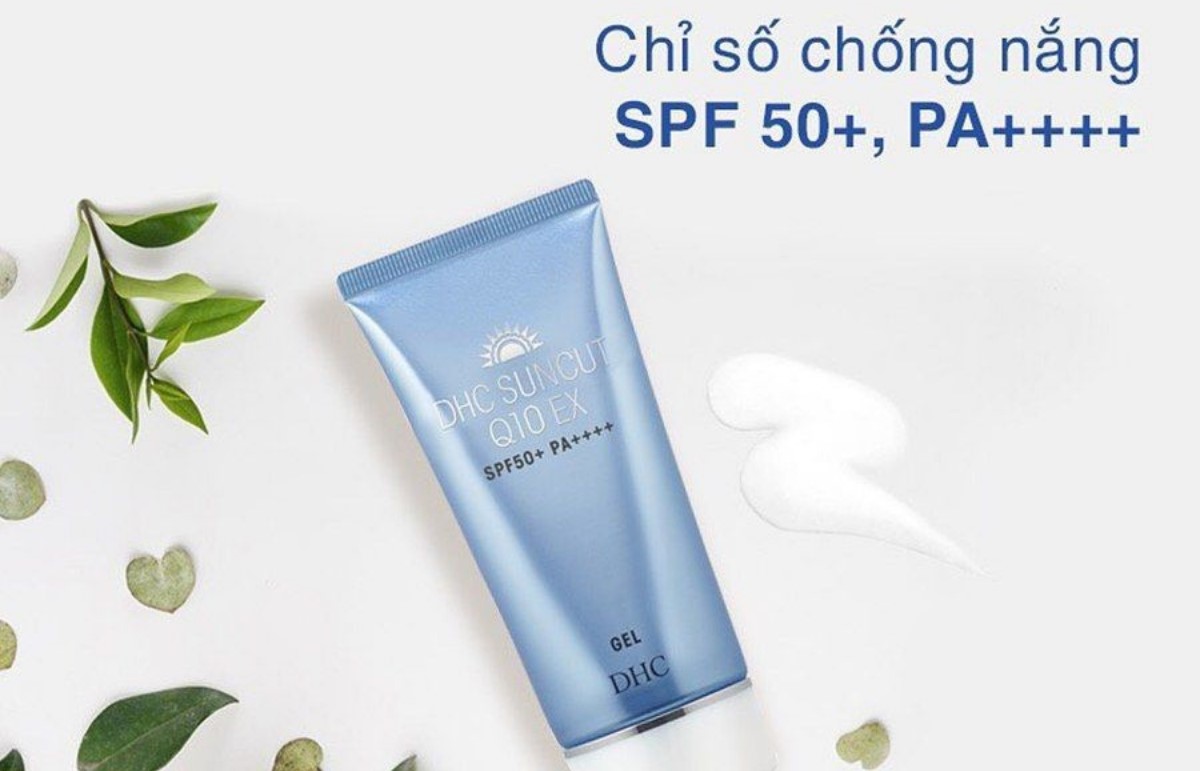 Kem chống nắng da dầu mụn DHC Suncut Q10 EX có chỉ số SPF và PA vượt trội