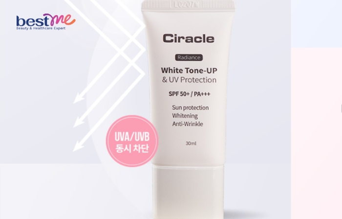 Kem chống nắng nâng tông Ciracle Radiance White Tone-up & UV Protection