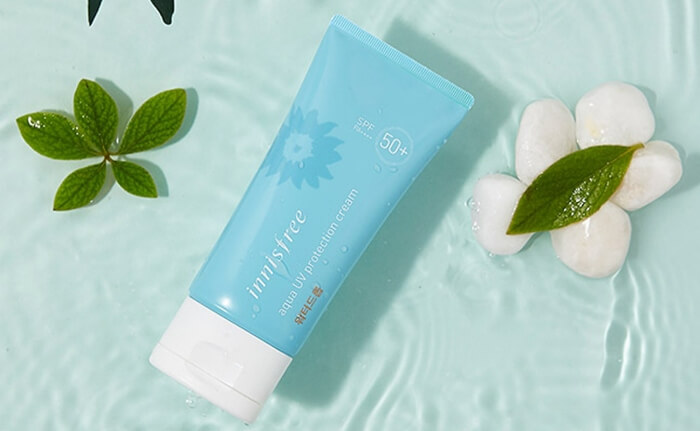 Innisfree Aqua UV Protection Cream Water Drop thích hợp với da khô