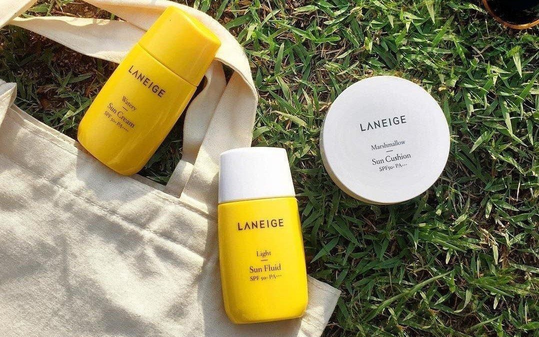 Kem chống nắng Hàn Quốc cho da dầu Laneige Light Sun Fluid - Sản phẩm được chiết xuất từ bạc hà