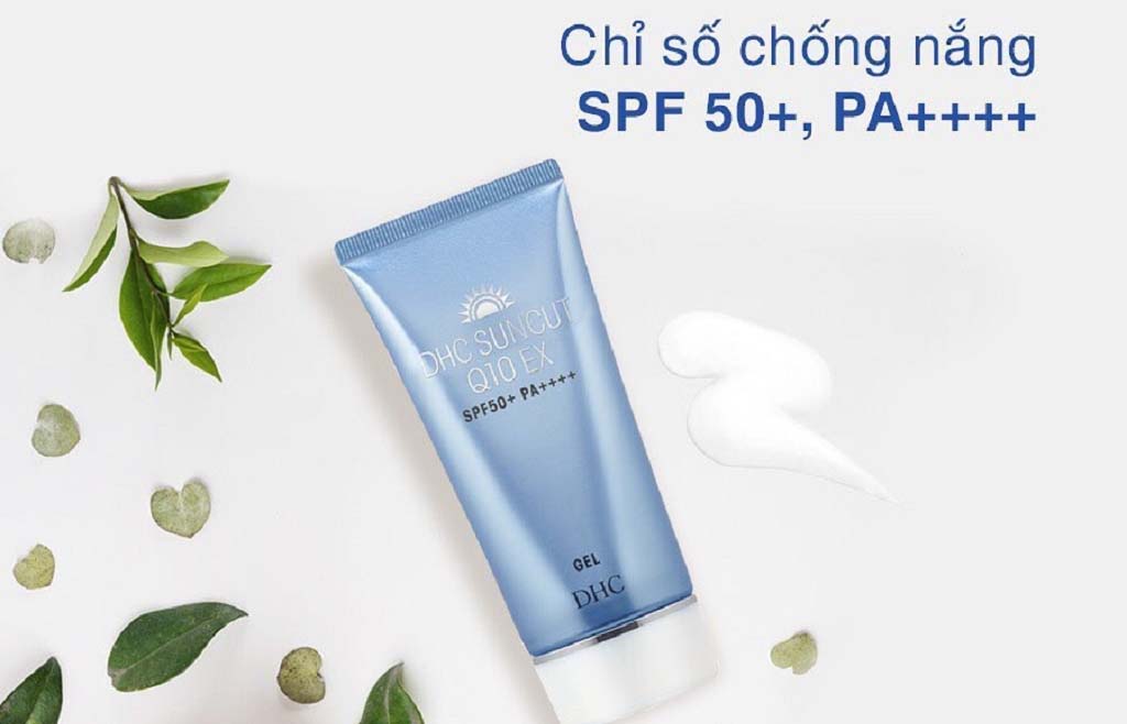 Gel chống nắng dưỡng ẩm và chống lão hóa da DHC Suncut Q10 EX