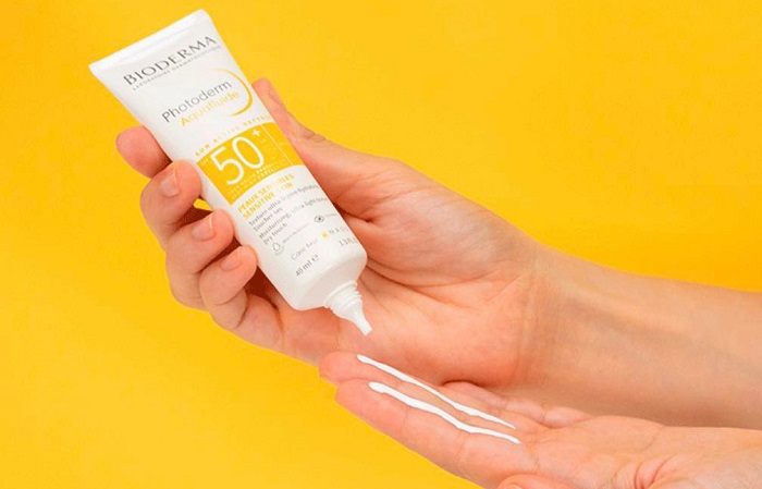 Kem chống nắng Bioderma Photoderm Aquafluide không gây dị ứng