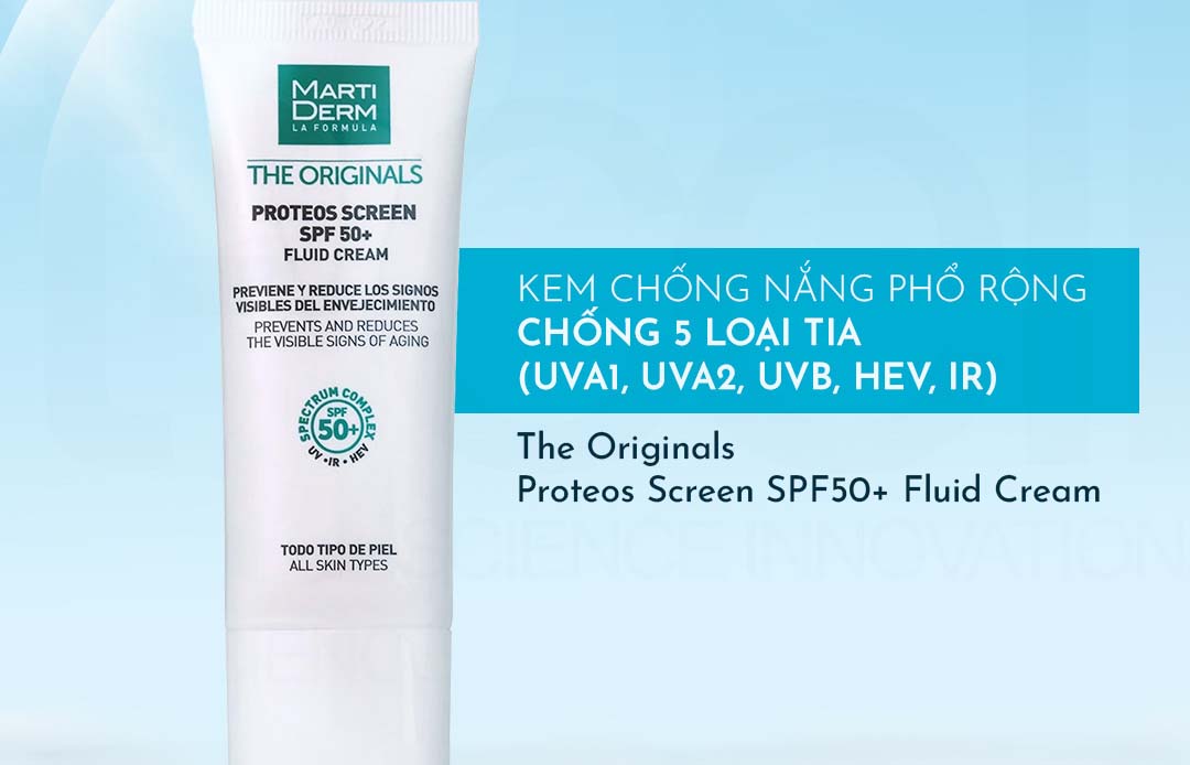 Kem chống nắng kiềm dầu MartiDerm The Originals Proteus Screen