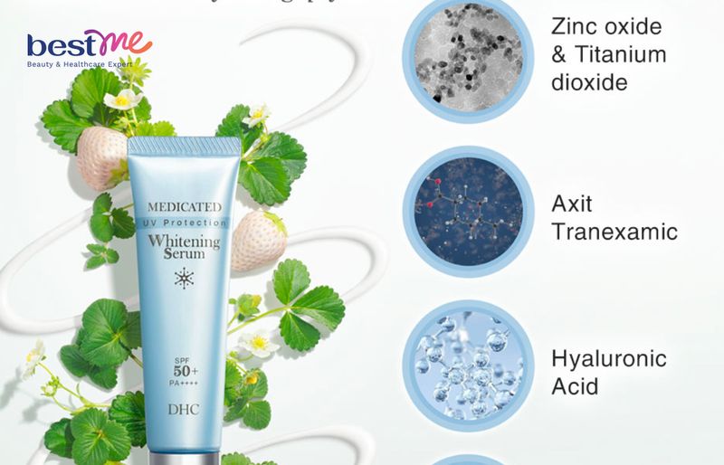 Thành phần chính trong serum chống nắng làm trắng DHC