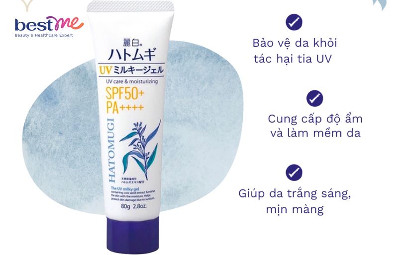 Công dụng của kem chống nắng Hatomugi SPF50+