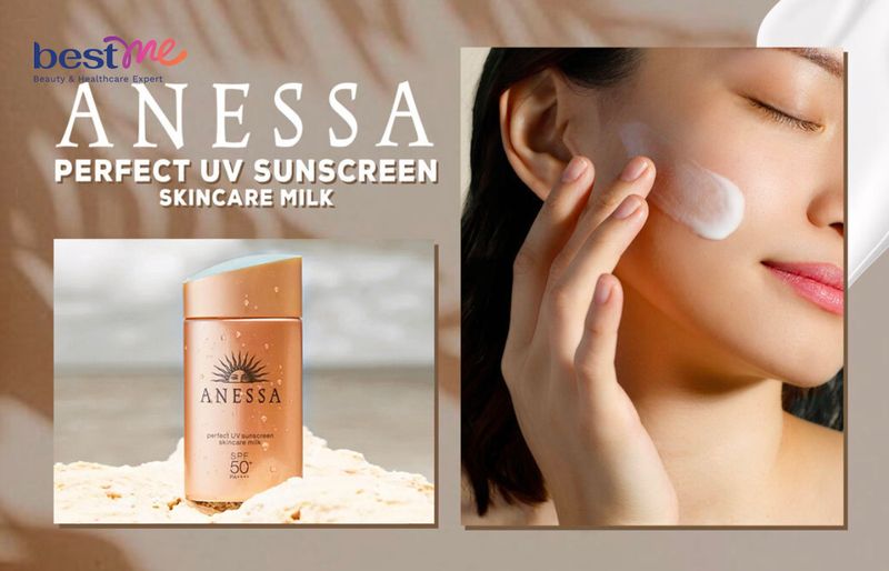 Kem Chống Nắng của Nhật tốt Anessa Perfect UV Sunscreen Skincare Milk SPF50