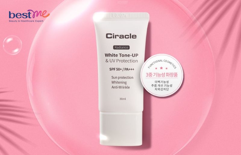 Kem chống nắng nâng tone và bảo vệ da Ciracle Radiance White Tone-up & UV Protection