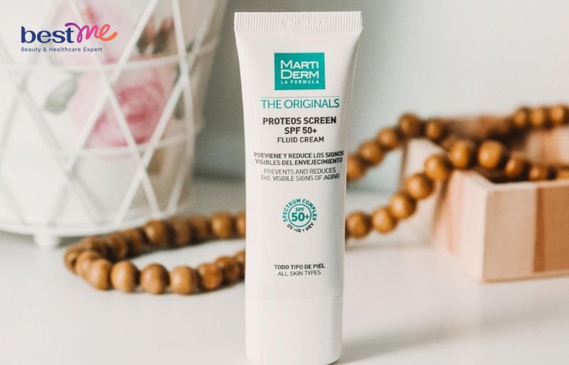 Kem chống nắng MartiDerm The Originals Proteos Screen SPF50+ Fluid Cream của Tây Ban Nha