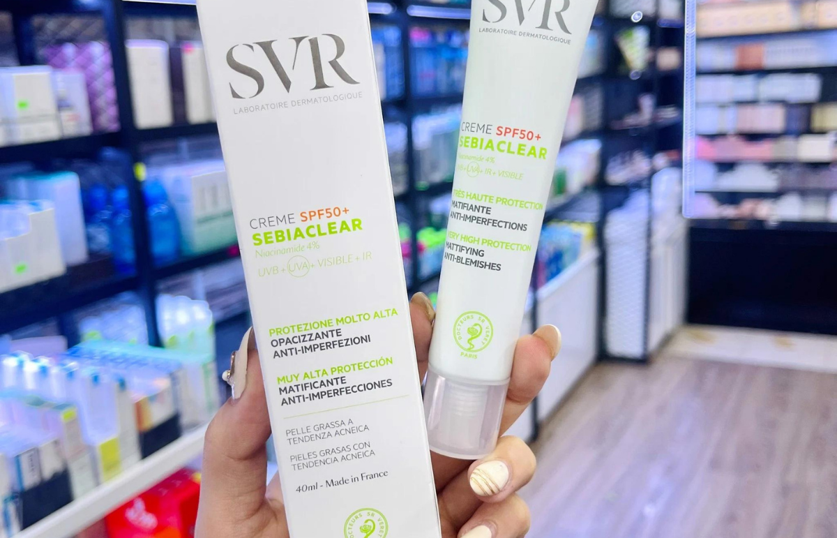 Kem chống nắng ngừa mụn SVR Sebiaclear Creme