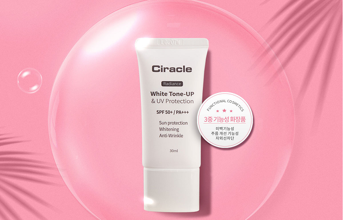  Kem chống nắng trang điểm Ciracle Radiance White Tone-up & UV Protection