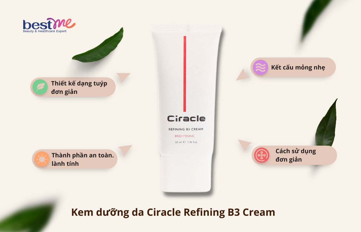 Kem dưỡng làm dịu da Ciracle Refining B3 Cream